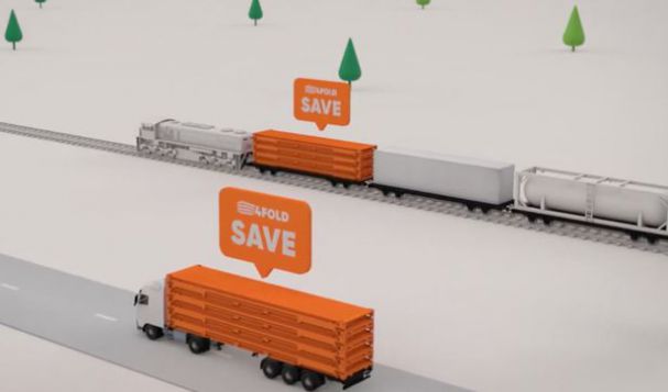 運(yùn)力不足？ 試試這個(gè)可折疊集裝箱吧